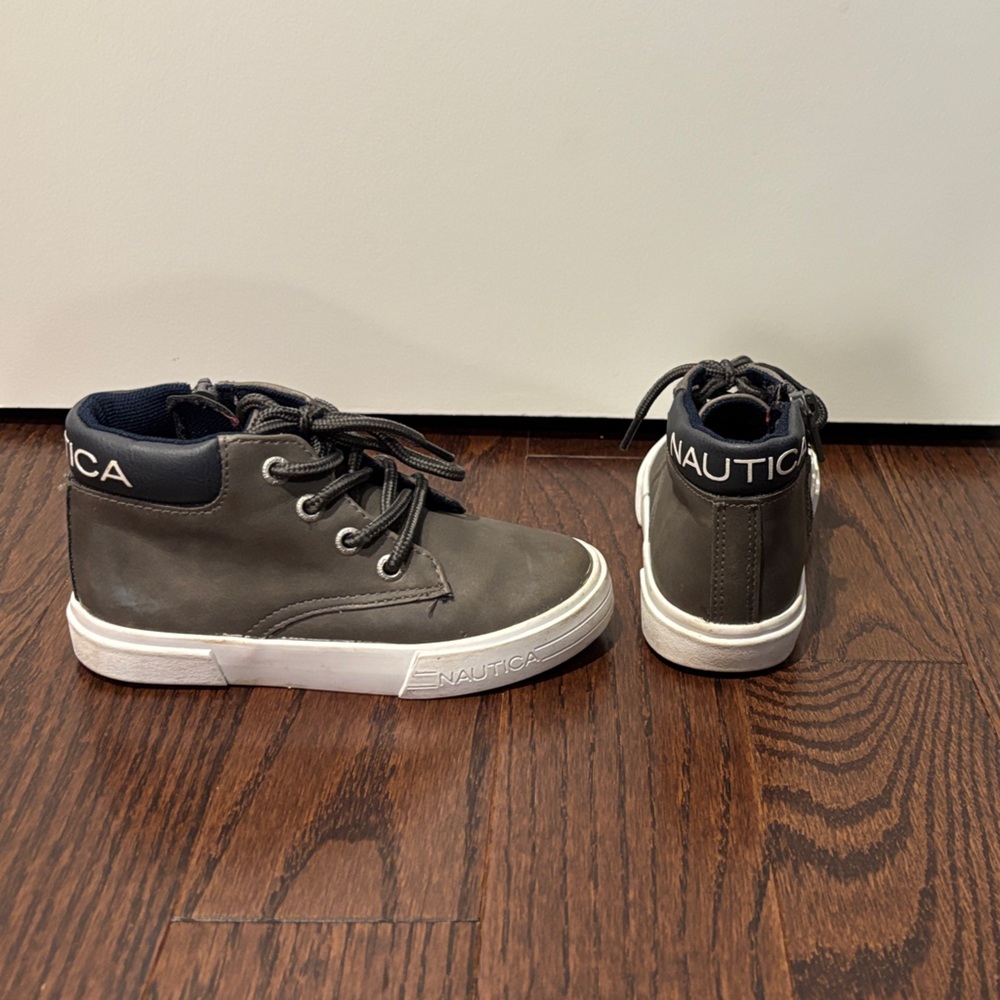 Nautica Kids Charcoal and Navy Sneakers